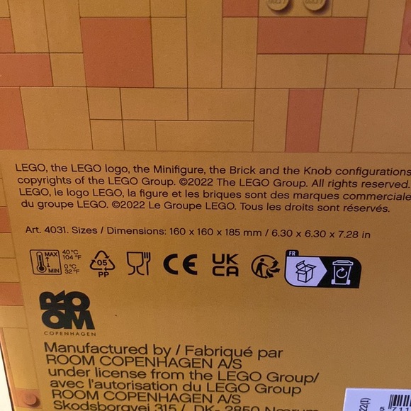 Lego Skeleton Storage Head Small - Picture 3 of 3